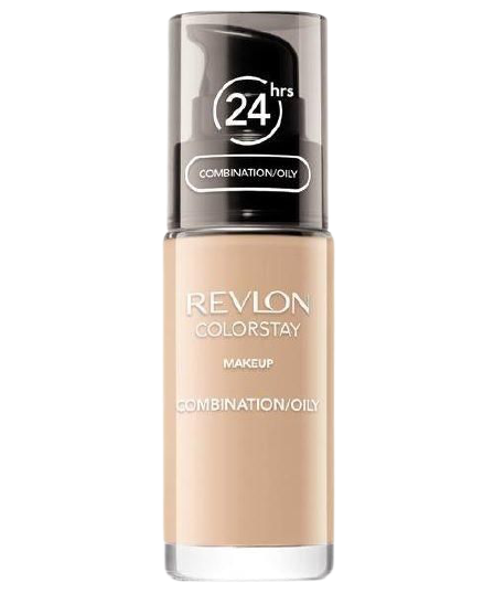 podkład do twarzy  Revlon Colorstay Cera Mieszana Tłusta Podkład z Pompką 180 Sand Beige 30ml